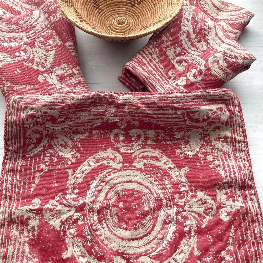 RESTORATION HARDWARE Vintage Côte d’Azur French Tile Pillow Sham Covers Set of 2
